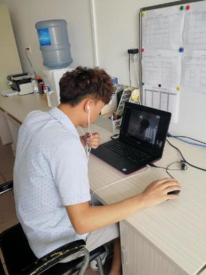 數字傳媒系16級動漫制作技術國際班舉行日本京都情報大學院入學面試